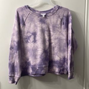 Purple Tie Dye Sweatshirt